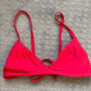 NWOT J. Crew red bikini top